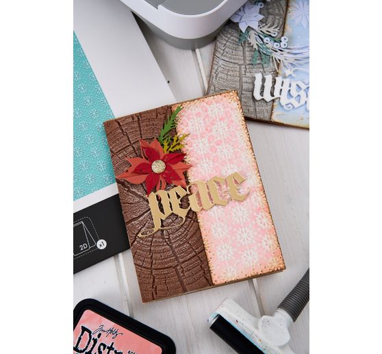 Modello di goffratura Sizzix A5 "Snowflakes by Tim Holtz"