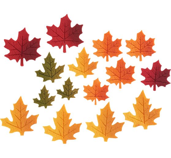 VBS Felt autumn leaves
