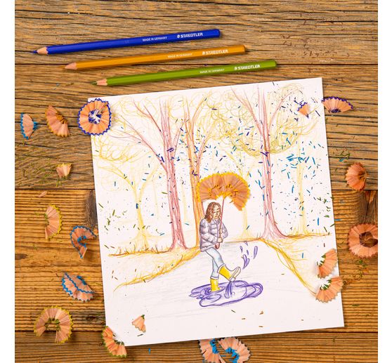 STAEDTLER Coloured pencils "Pastel", 12 colours