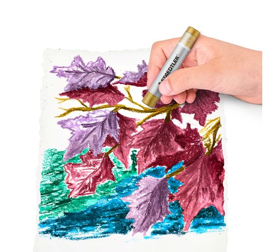 Pastelli a olio STAEDTLER "Metallic", 6 colori