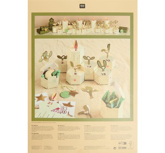 Set creativo calendario dell&rsquo;Avvento "Rami di vischio"