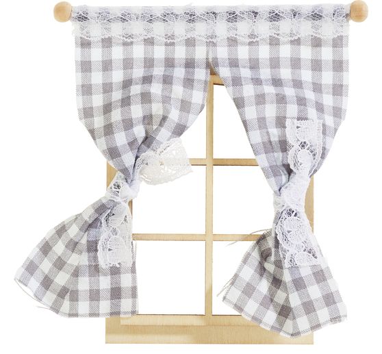 Set in miniatura "Finestra & tenda"
