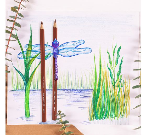 STAEDTLER Watercolour pencils "Design Journey" in metal tin