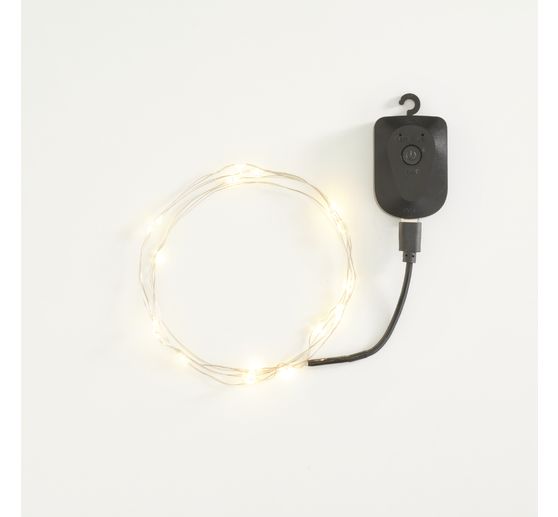 Stringa luminosa a micro-LED, ricaricabile, 20 LED