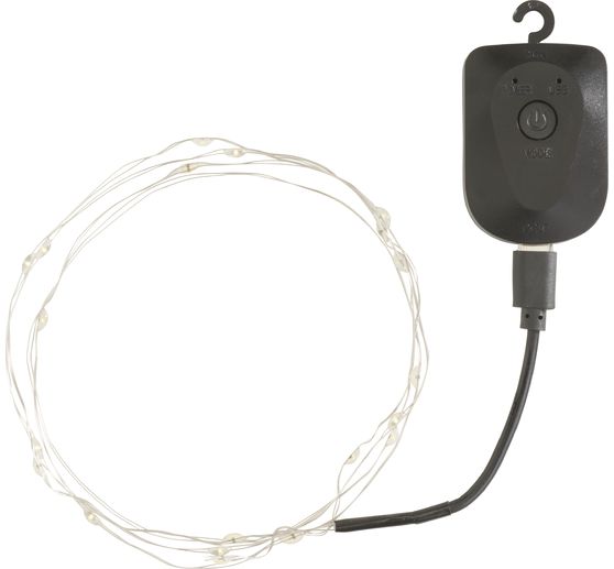 Stringa luminosa a micro-LED, ricaricabile, 20 LED