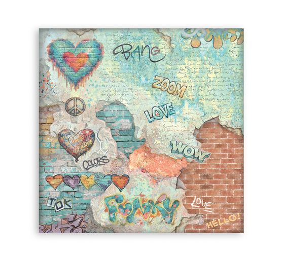 Blocco di scrapbook Stamperia "Furry Friends 2 Backgrounds"