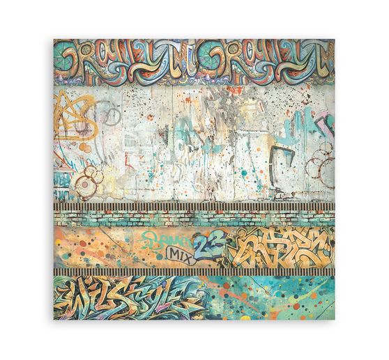 Blocco di scrapbook Stamperia "Furry Friends 2 Backgrounds"