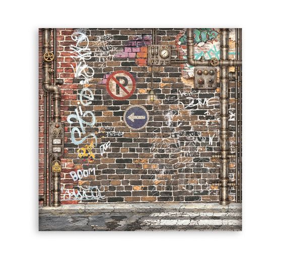 Blocco di scrapbook Stamperia "Furry Friends 2 Backgrounds"