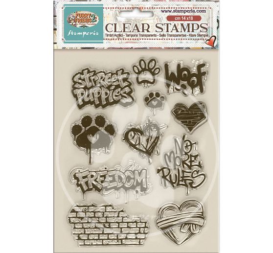 Clear Stamps Stamperia "Furry Friends 2"