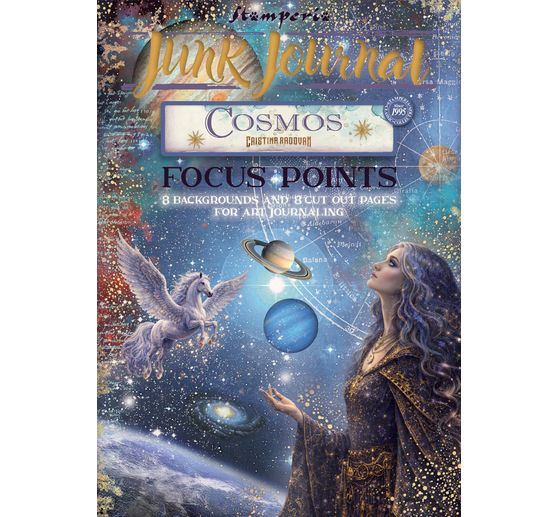A5 Junk Journal Focus Points Stamperia "Cosmos"