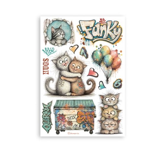 Washi pad Stamperia "Furry Friends 2"