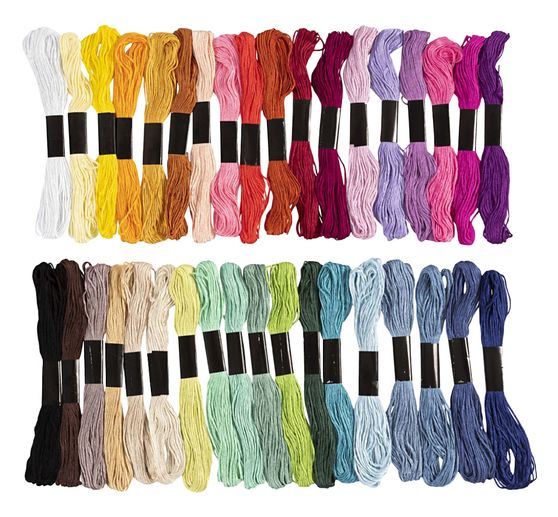 Set di filati per ricamo "Colori assortiti