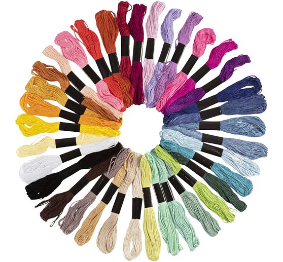 Set di filati per ricamo "Colori assortiti