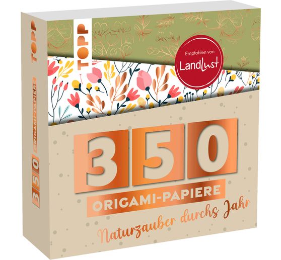 350 fogli origami "Faltzauber durchs Jahr"