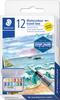STAEDTLER Watercolour paint set "Metallic", 12 colours