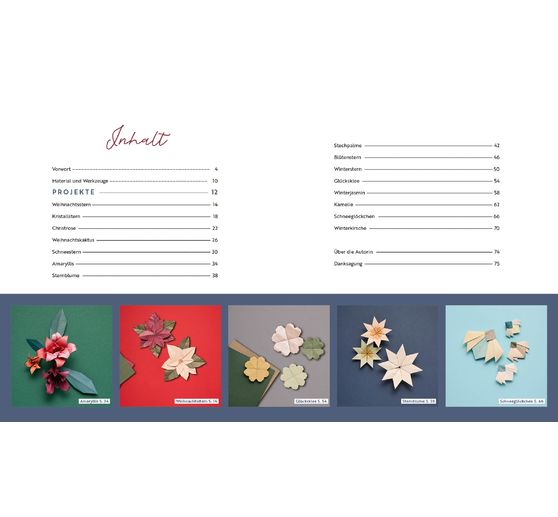 Libro "Origami - Winter Flowers"