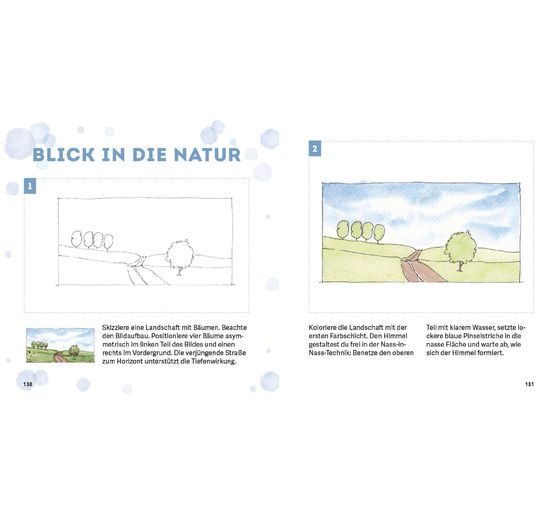 Libro "111 Watercolor - Kreative Auszeit"