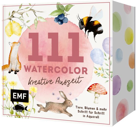 Libro "111 Watercolor - Kreative Auszeit"