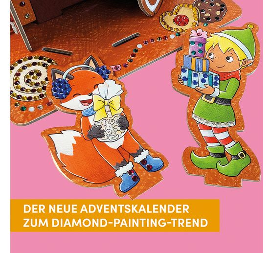 Advent calendar "Diamond Painting - Lebkuchenhaus"
