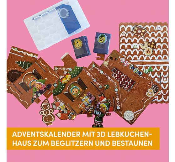 Advent calendar "Diamond Painting - Lebkuchenhaus"