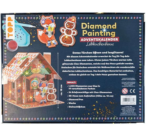 Advent calendar "Diamond Painting - Lebkuchenhaus"