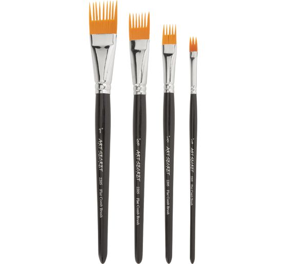 Pennello a pettine VBS "Artist Brush", set da 4 pezzi