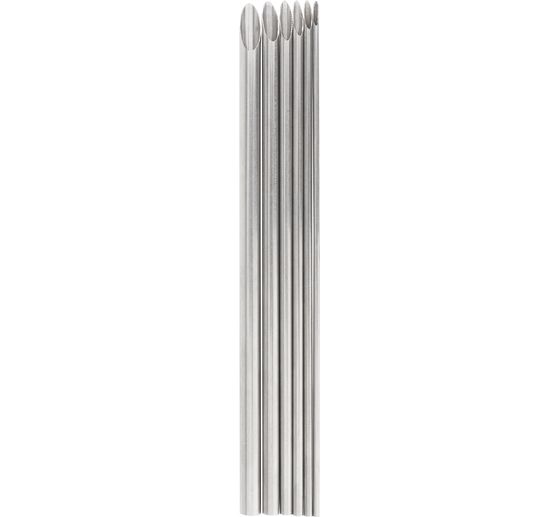 Set punzoni foratori in acciaio inox VBS, 6 pezzi