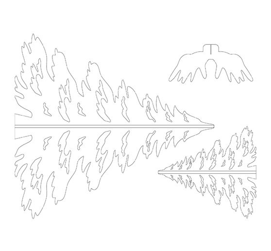 Scenario invernale di carta "Alce