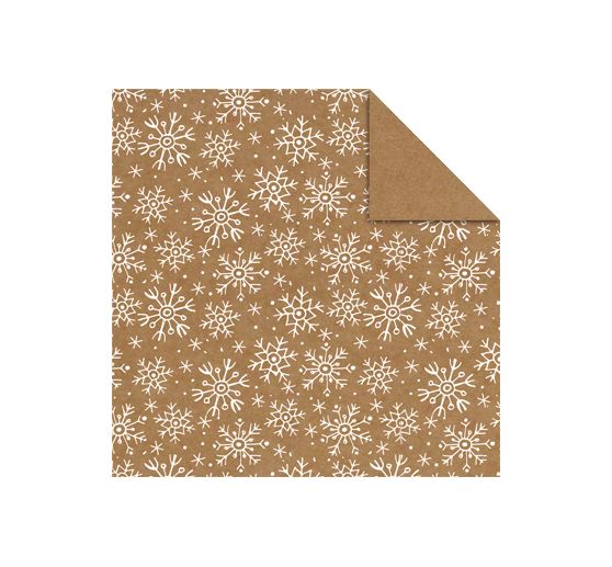 Folding sheets "Kraft paper Christmas"