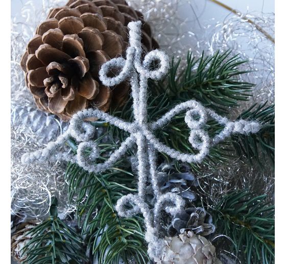 Magazine DIY Felt + Wool + Wire Autumn Christmas "Retro Wrap Stars"