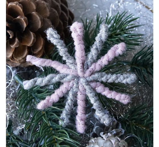 Magazine DIY Felt + Wool + Wire Autumn Christmas "Retro Wrap Stars"