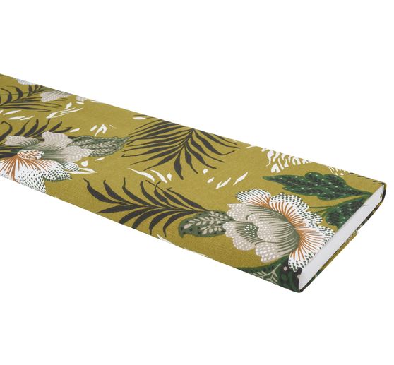 Half Panama fabric "Zebra and flowers"