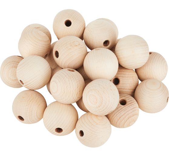 Palle di legno VBS perforate "Ø 40 mm