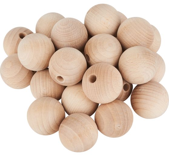 VBS Wooden balls half drilled "Ø 40 mm"