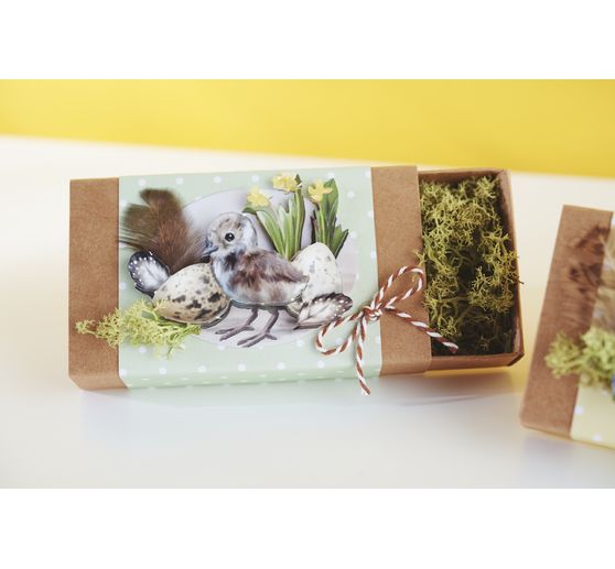 Scatole di fiammiferi VBS "carta kraft", 11 cm