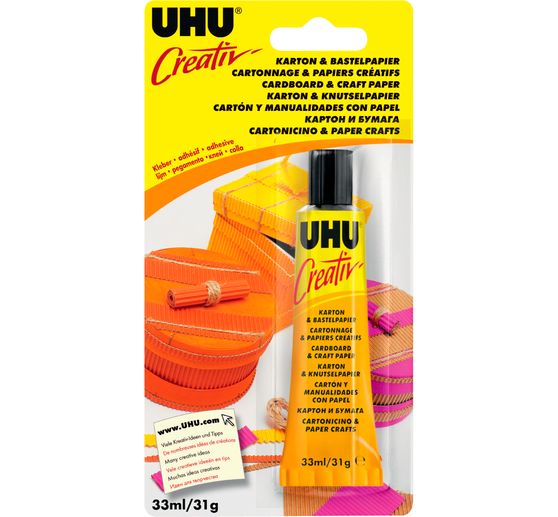 UHU Creativ Adhesive "Cardboard & craft paper"