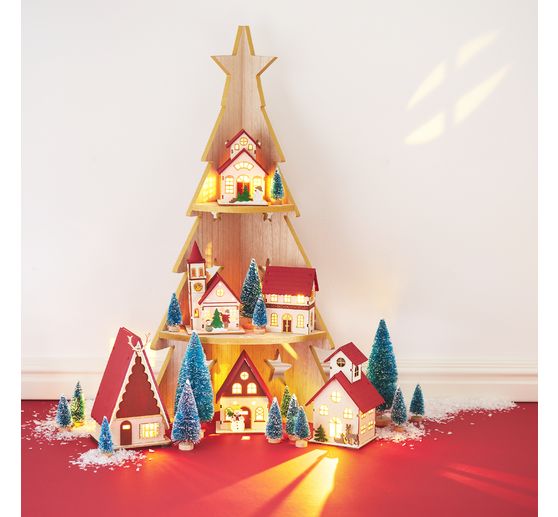 VBS Wooden plug-in motif "Winter house star"