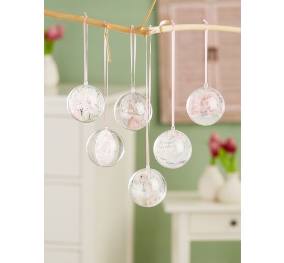 VBS Acrylic ball, Ø 8 cm, 6 pcs.