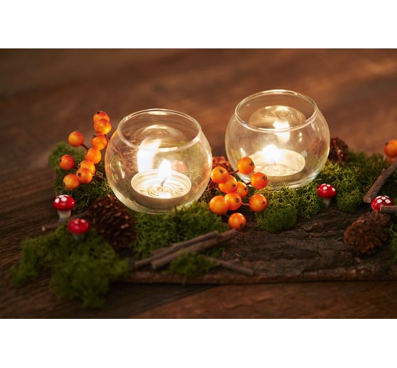 VBS Tealight jar "Bowl", Ø 6.7 cm, 4 pieces