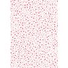 Motif cardboard "Mini stars" Red