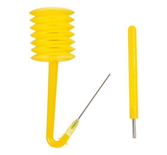 Blow out device for eggs