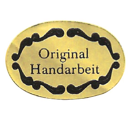 Etichetta "originale lavoro manuale"