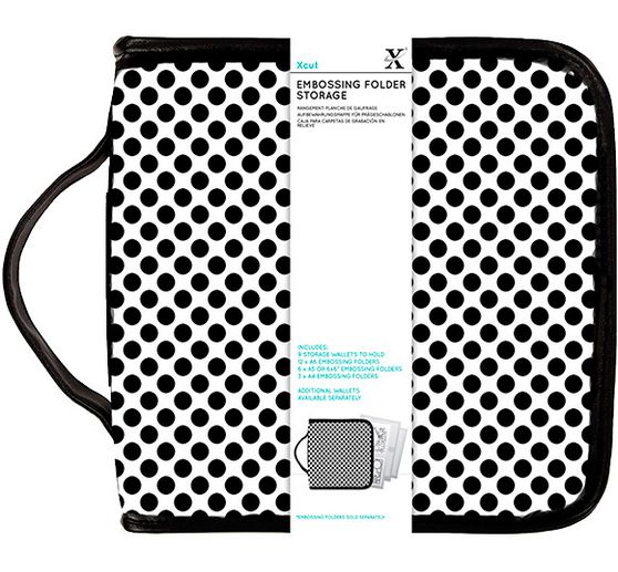 Xcut A4 storage folder for embossing templates