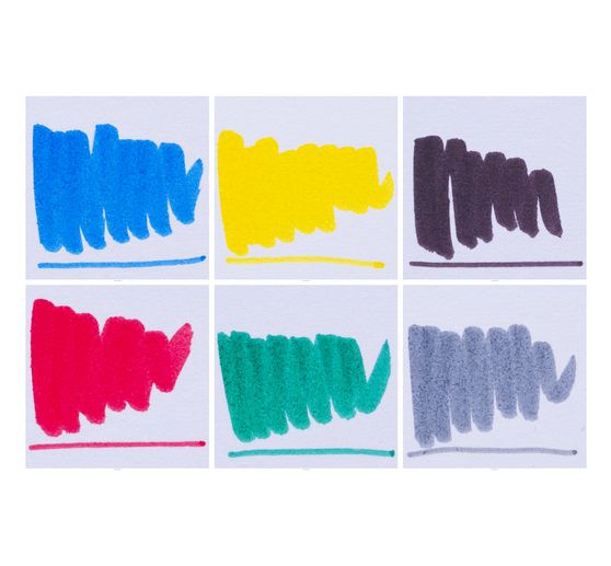 Bruynzeel Fineliners-Set, 6 pcs.