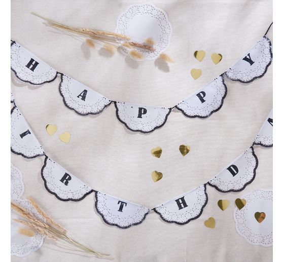 VBS Lace doily, white