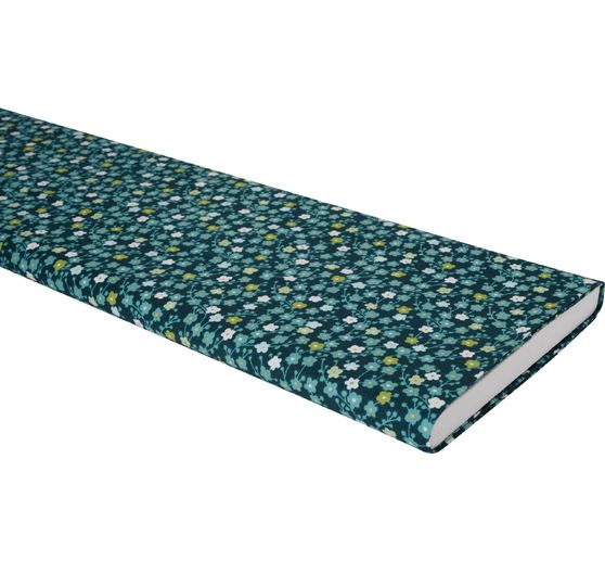 Cotton fabric Michiko with gold print "Cherry blossoms"