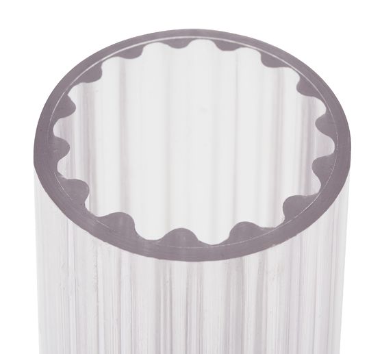 Casting mould candle "Grooved cylinder"