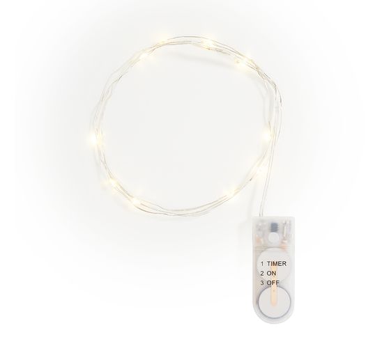 VBS Micro LED chains of lights with timer, 10 pieces
