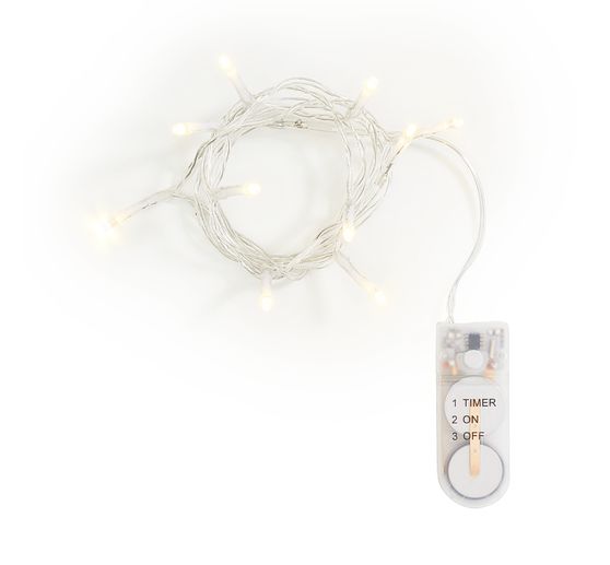 VBS Mini LED chains of lights with timer, 10 pieces