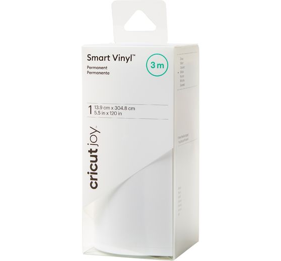 Cricut Joy self-adhesive vinyl foil - glossy "Smart Vinyl - Permanent", 13.9 x 304.8 cm